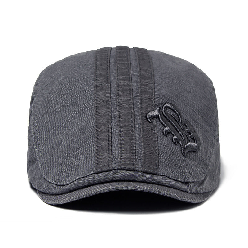TheCapSpot - Letter Embroidered Beret