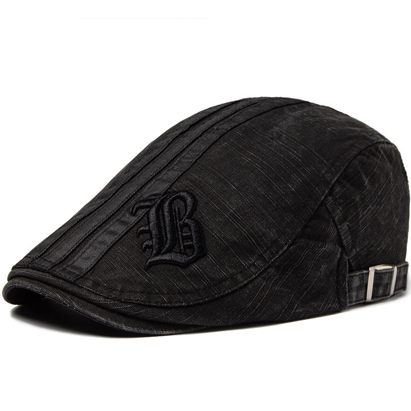 TheCapSpot - Letter Embroidered Beret