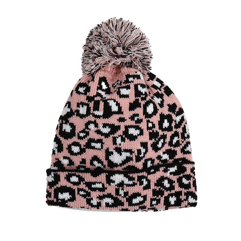TheCapSpot - Women's Leopard Knit Hat