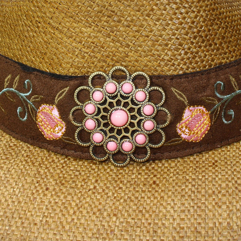 TheCapSpot - Ribbon Straw Hat