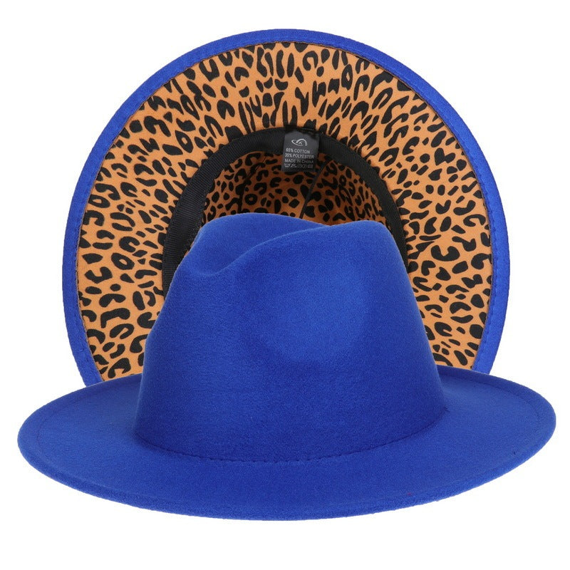 TheCapSpot - Leopard Print Fedora
