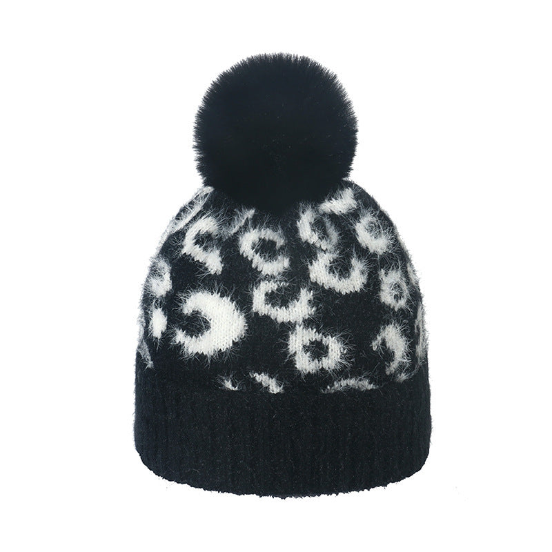 TheCapSpot - Leopard Print Knitted Hat