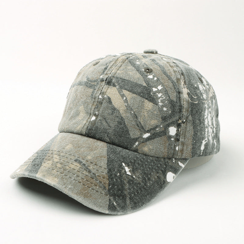 TheCapSpot - Denim Washed Camo Hat