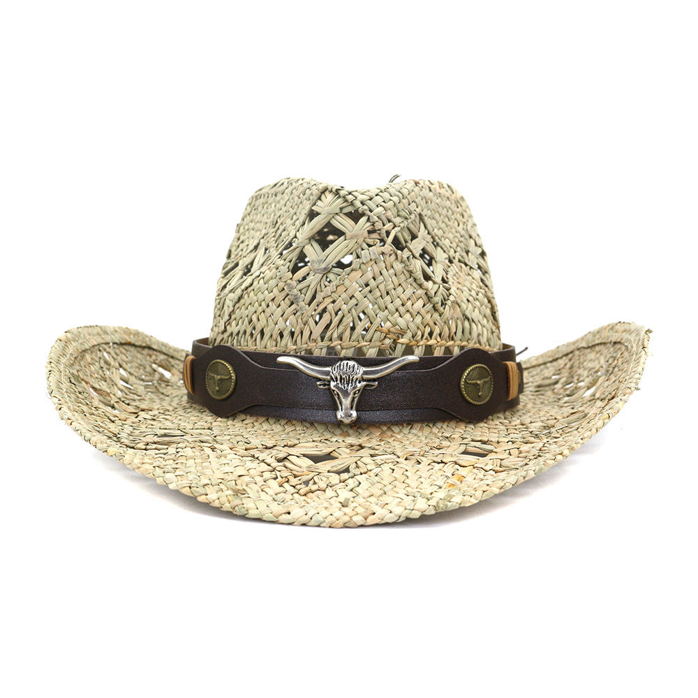 TheCapSpot - Straw Bull Hat