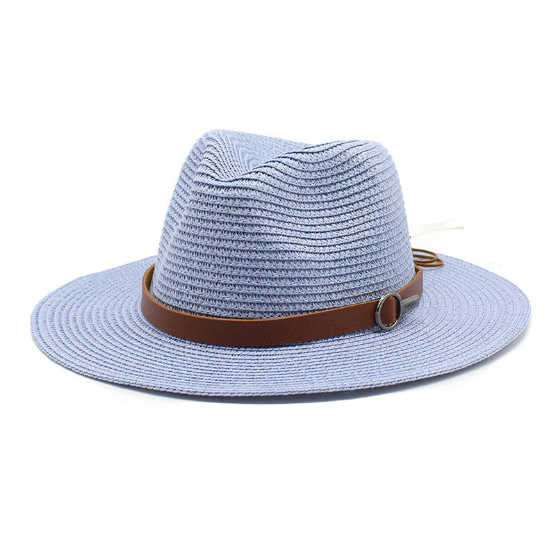 Sun Protection Travel Vacation Beach Woven Denim Top Hat