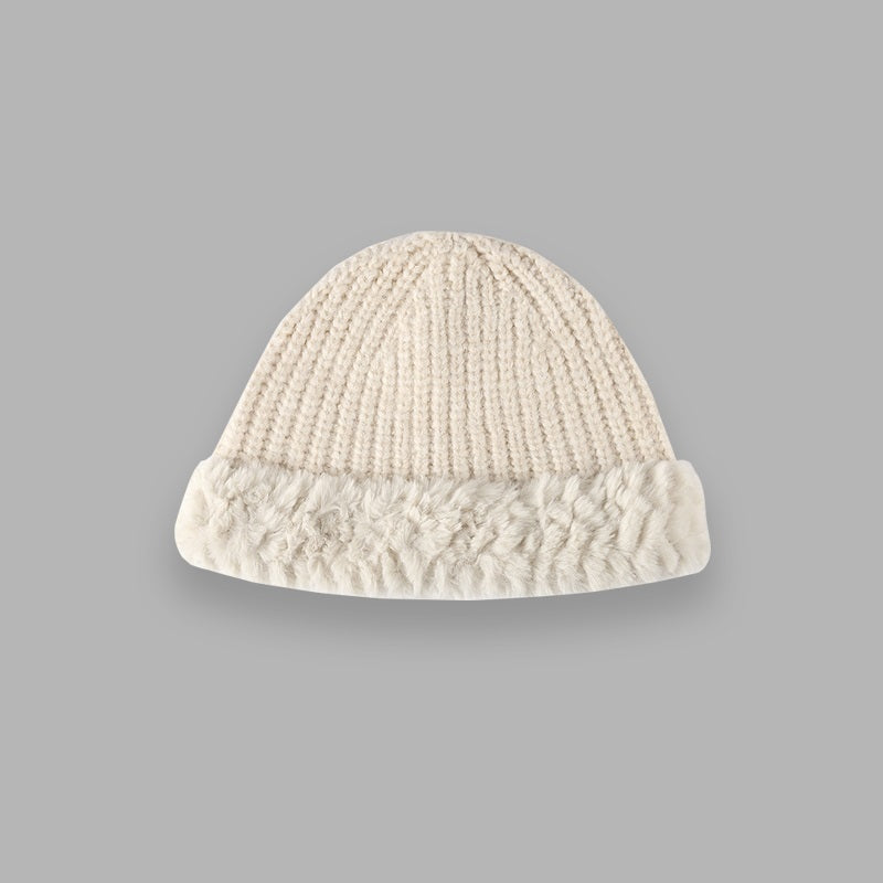 TheCapSpot - Versatile Warm High Elastic Knitted Hat Women