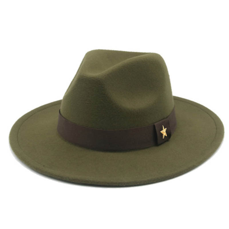 TheCapSpot - Bold Solid Color Fedora Hat
