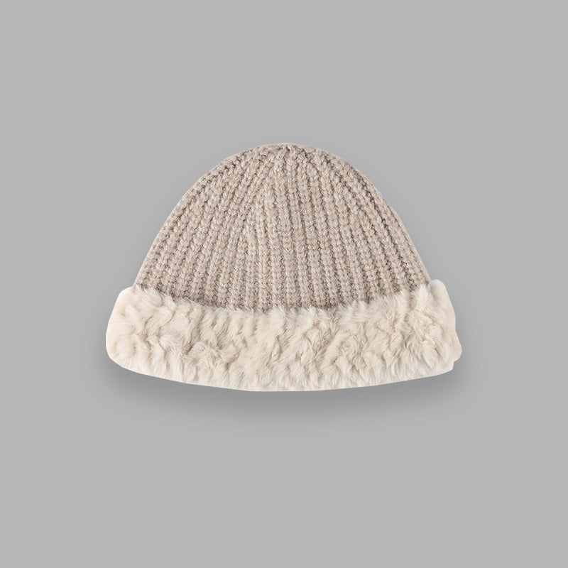TheCapSpot - Versatile Warm High Elastic Knitted Hat Women