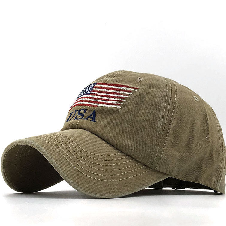 TheCapSpot - Distressed USA Baseball Cap