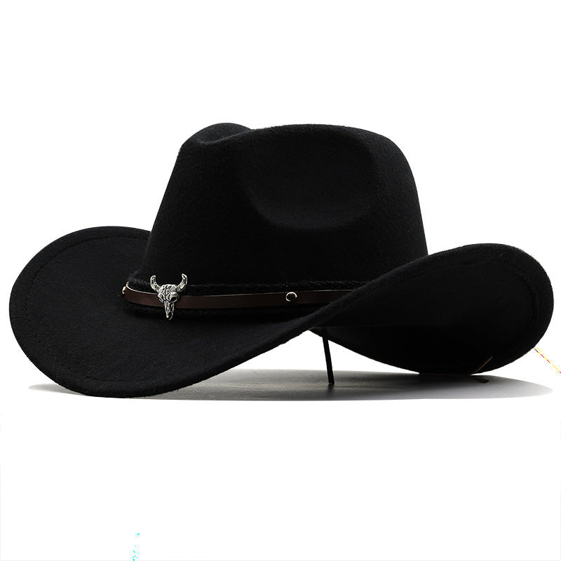 TheCapSpot -Metal Bull Head Fedora Hat