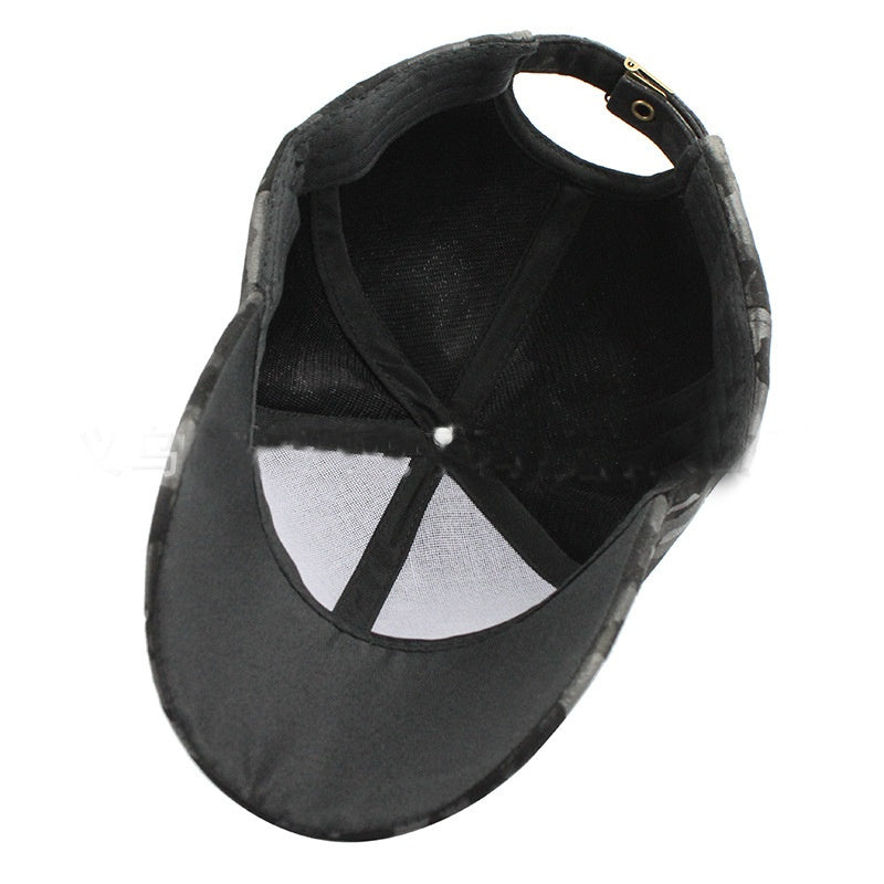 TheCapSpot - Camouflage suede cap