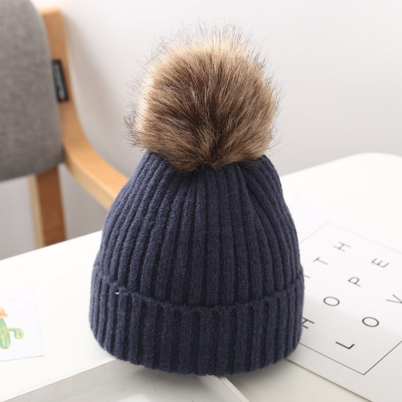 TheCapSpot - Woolen Cap Fur Stocking Cap