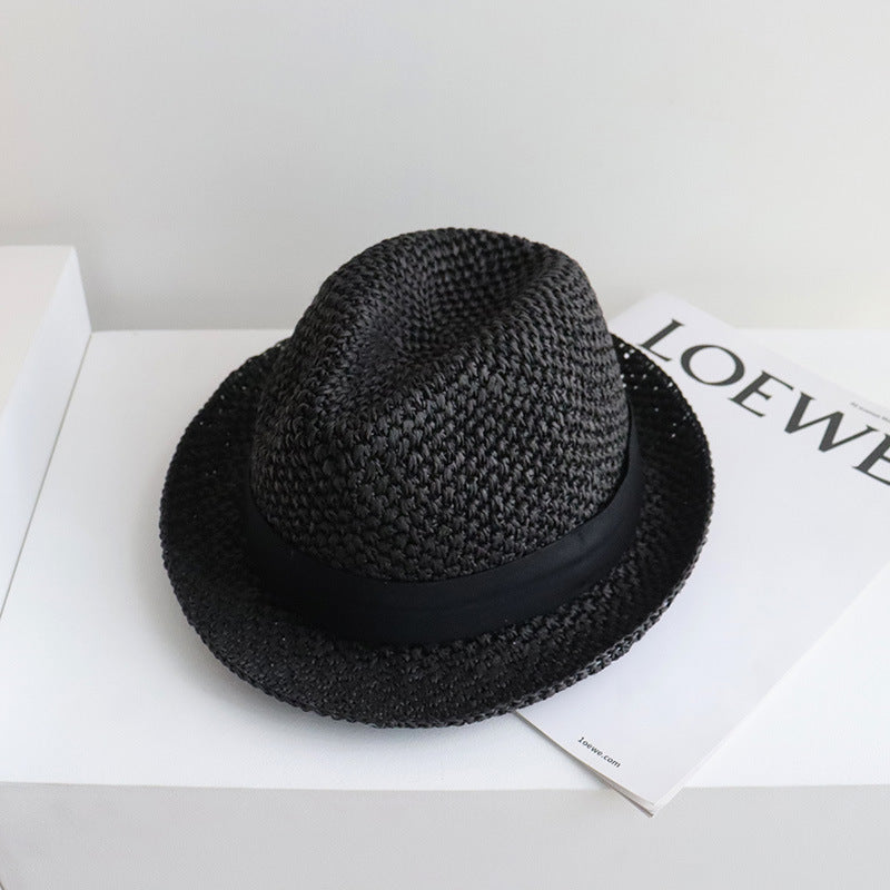 TheCapSpot - Fedora Straw Cap