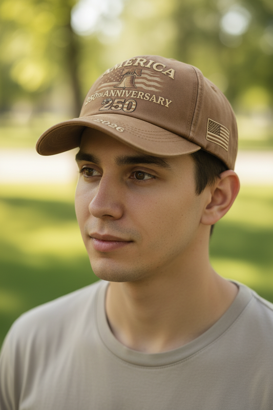 USA 250th Anniversary Cotton Baseball Cap