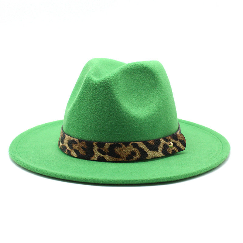 TheCapSpot - Leopard Print Big Brim Hat