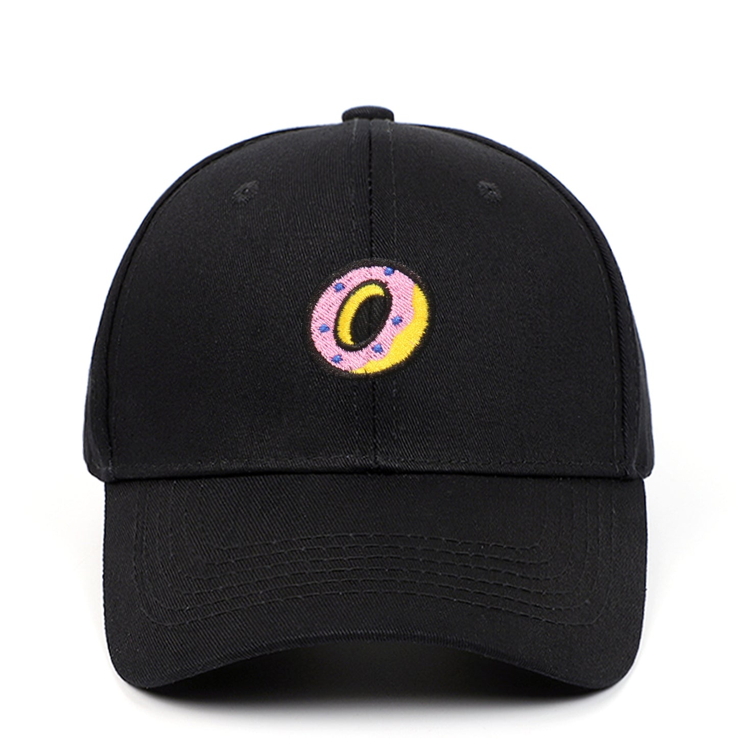Embroidered Cotton Baseball Cap Fashion Donut Hat