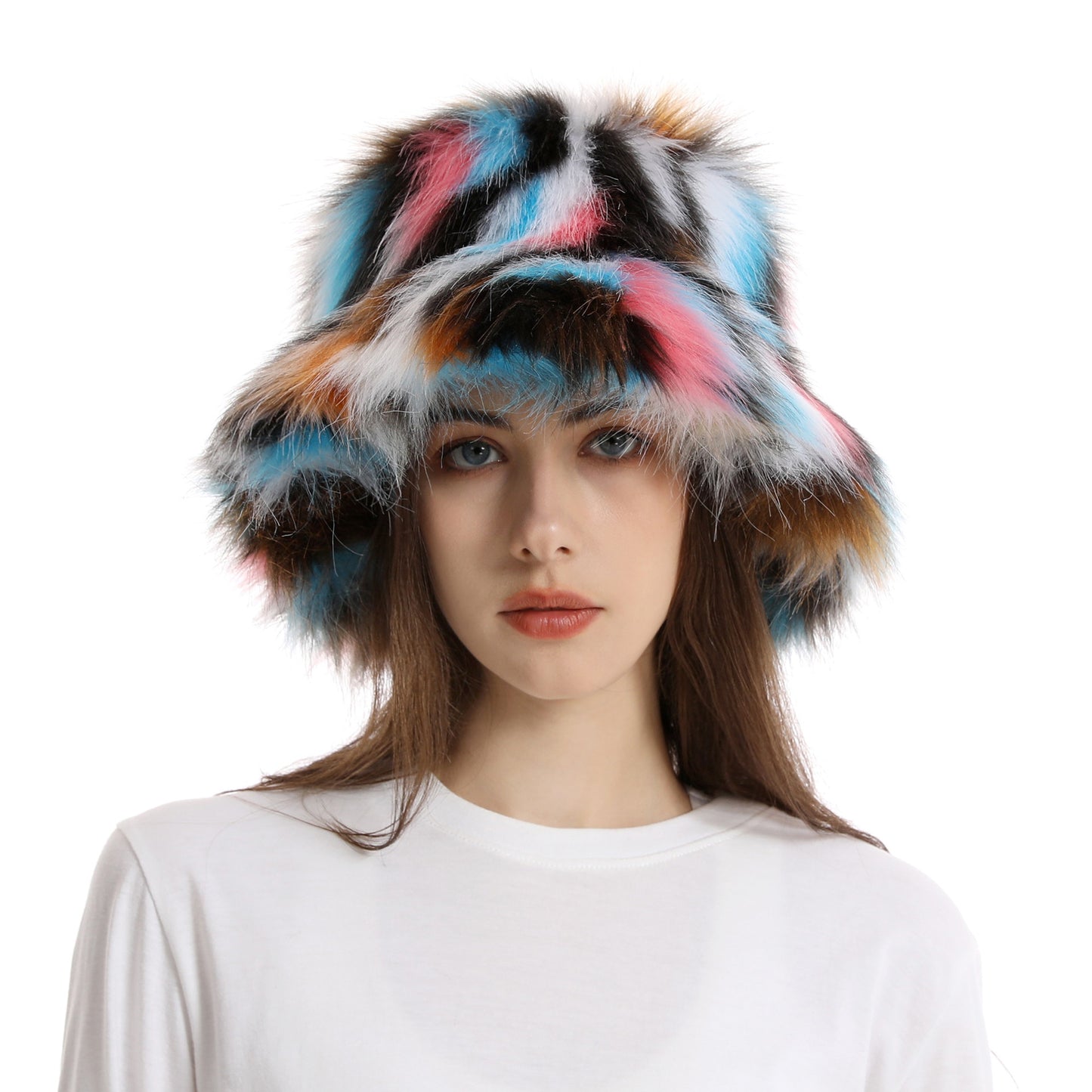 TheCapSpot - Two-Tone Plush Bucket Hat