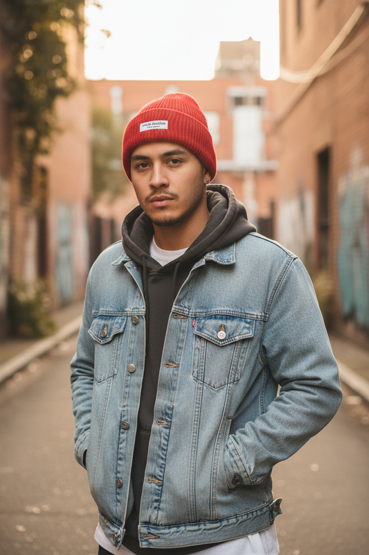 Caleb Thickened Acrylic Winter Stocking Cap