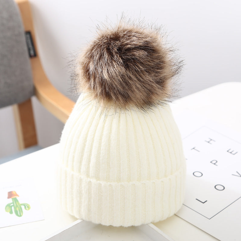 TheCapSpot - Woolen Cap Fur Stocking Cap