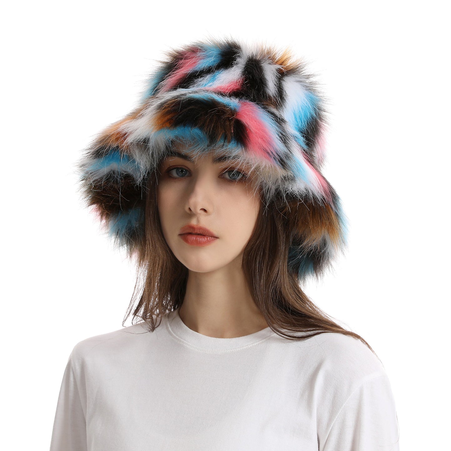 TheCapSpot - Two-Tone Plush Bucket Hat