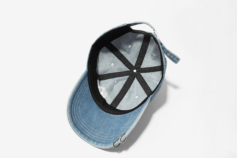 TheCapSpot -Distressed Demin Cap