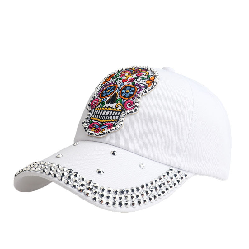 TheCapSpot - Skull Embroidered Baseball Cap