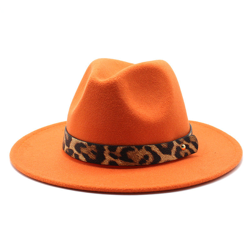 TheCapSpot - Leopard Print Big Brim Hat