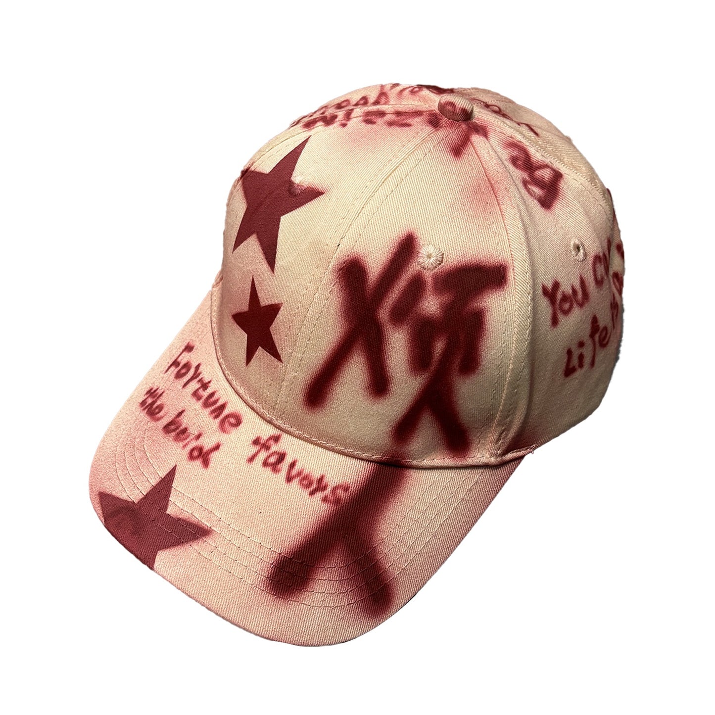 Graffiti Spray-painted Street Hip-hop Pure Cotton Baseball Cap