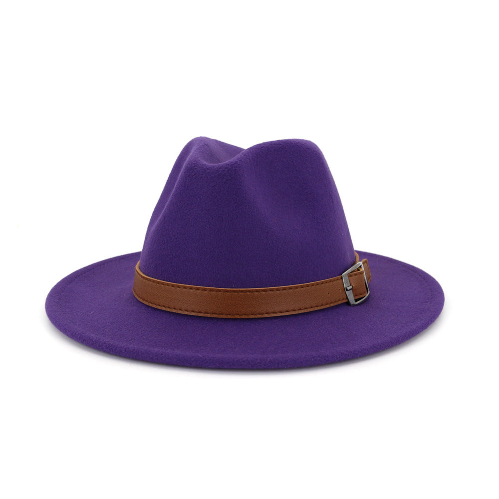 British style brim hat