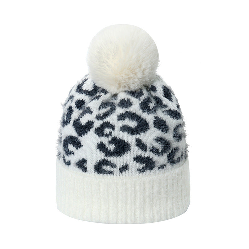 TheCapSpot - Leopard Print Knitted Hat