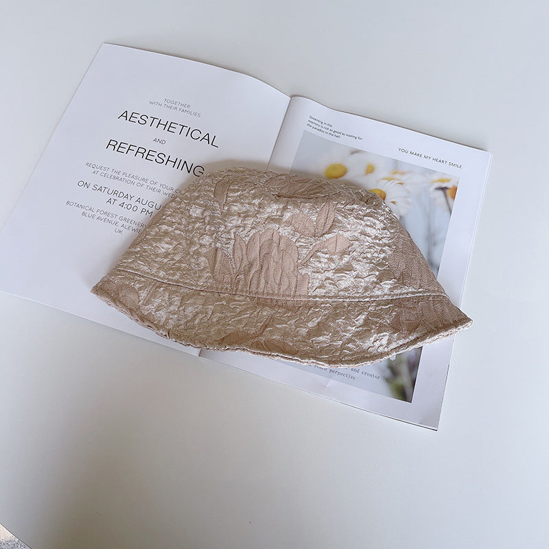 Fashion Thin Pleated Fisherman Hat Children