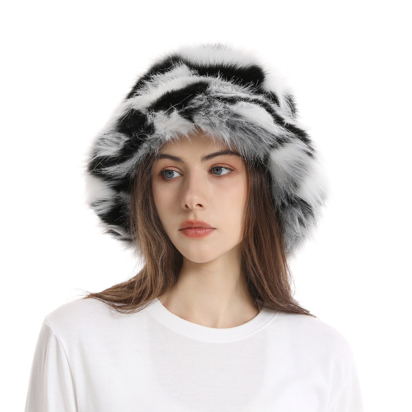 TheCapSpot - Two-Tone Plush Bucket Hat