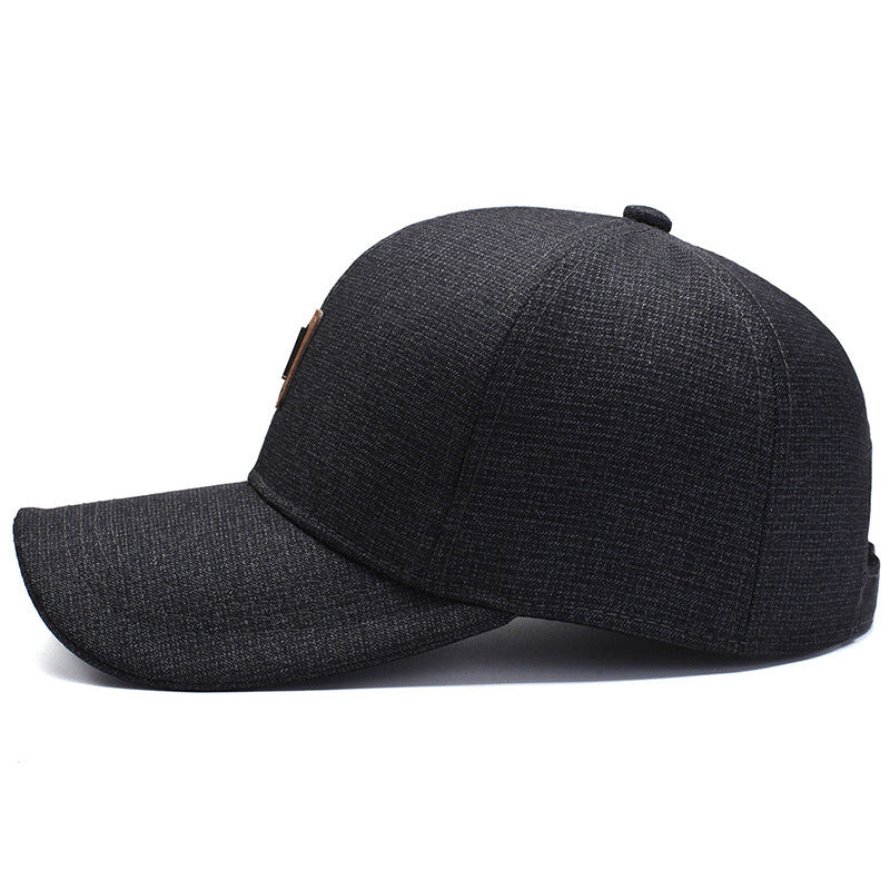 Hat Men's Fashion Plaid Casual Baseball Cap Women's