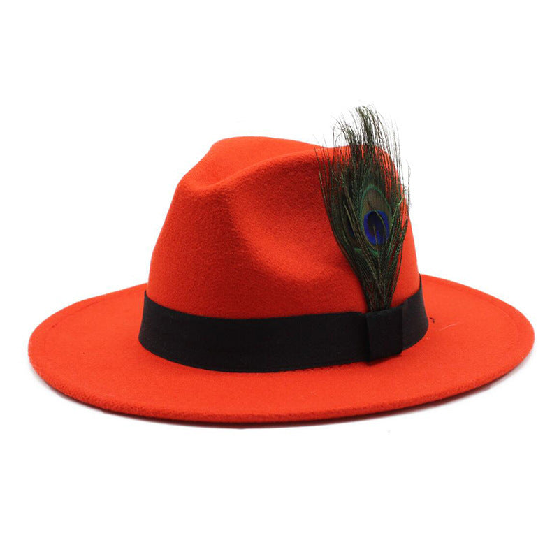 The CapSpot - Peacock Feather Sun Hat