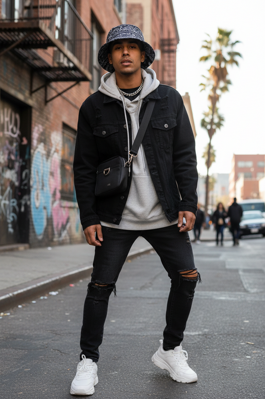 TheCapSpot - Bandana Bucket Hat