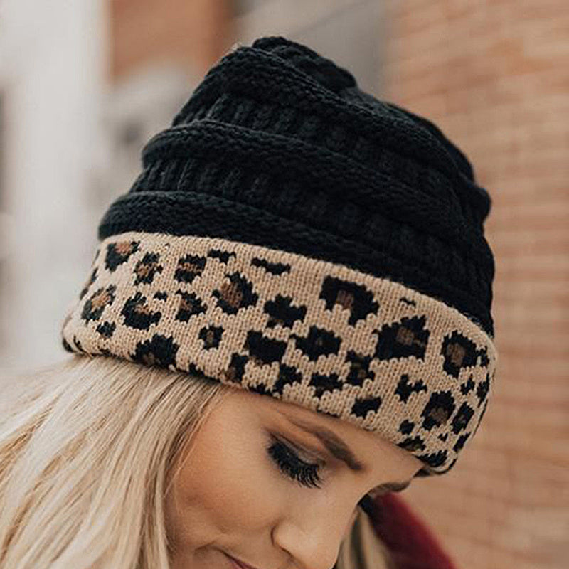TheCapSpot - Leopard Print Stocking Cap