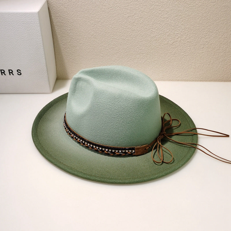 TheCapSpot - Travis Fedora Two-tone w/band