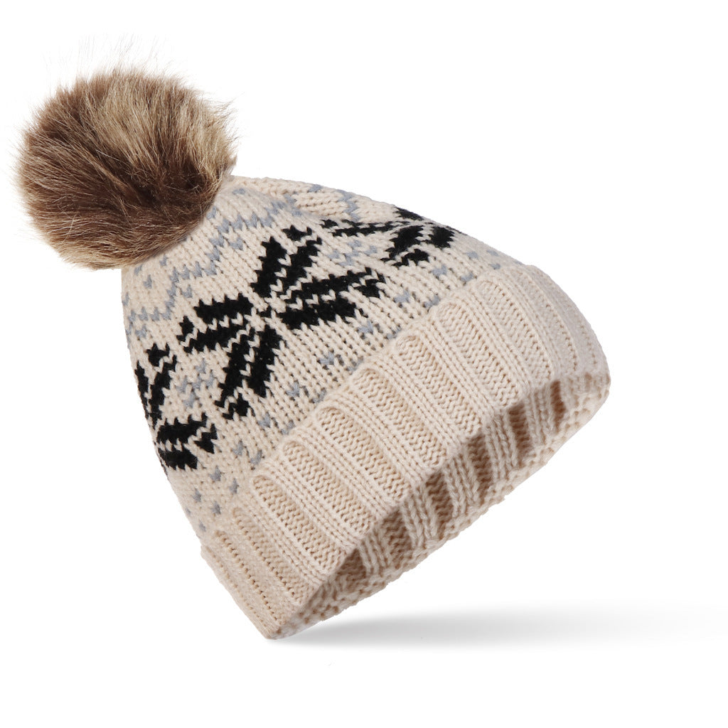 TheCapSpot - Snowflake Stocking Cap
