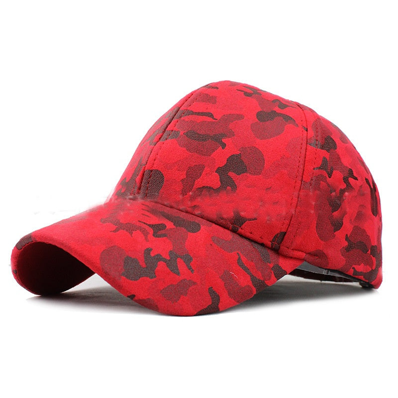 TheCapSpot - Camouflage suede cap