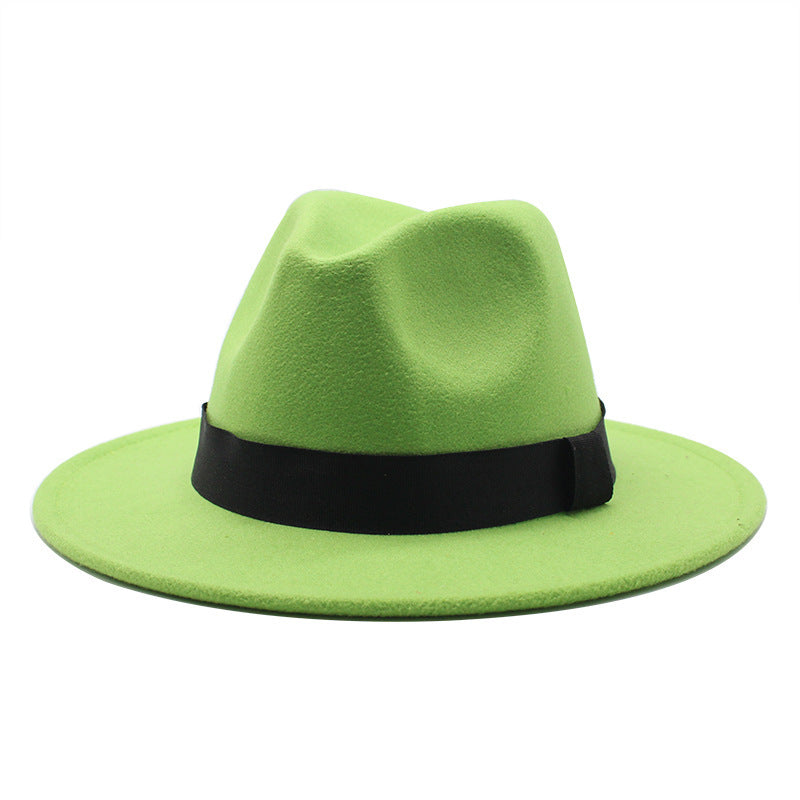 TheCapspot - Flat Brim Fedora Hat