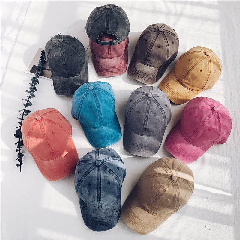 TheCapSpot - cotton denim soft top baseball cap