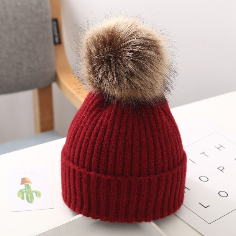 TheCapSpot - Woolen Cap Fur Stocking Cap