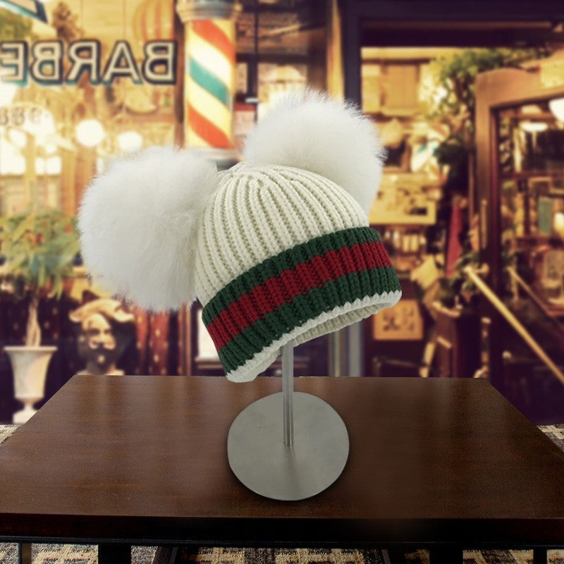 Korean knitted wool hat