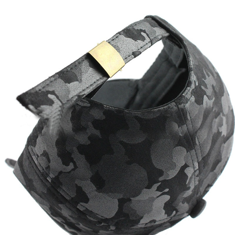 TheCapSpot - Camouflage suede cap