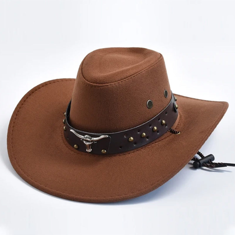 TheCapSpot - Artificial Suede Western Cowboy Hat