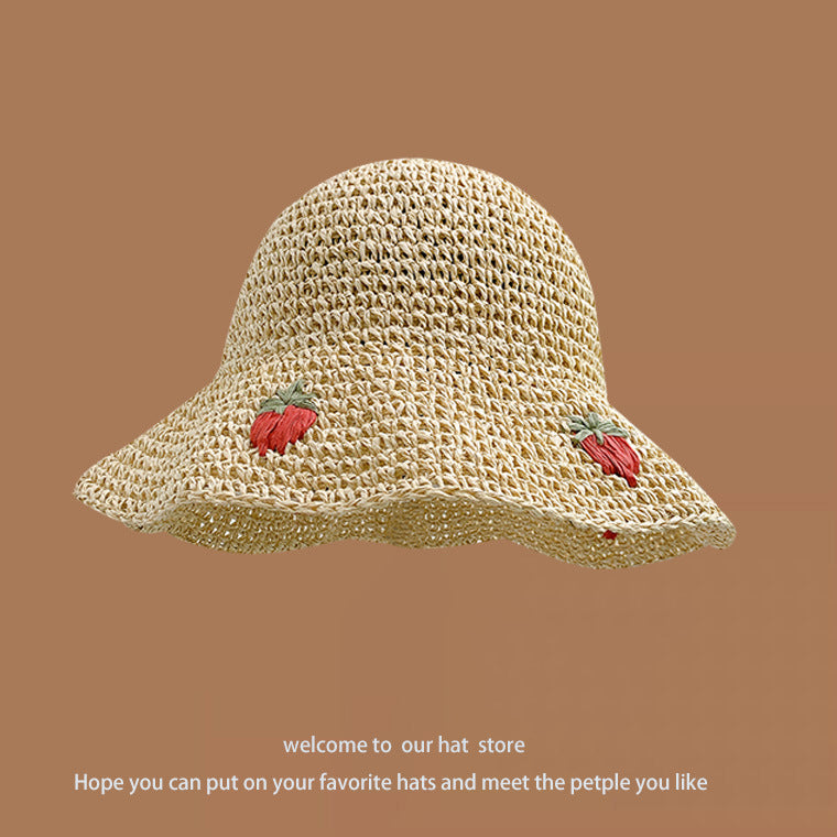 TheCapSpot - Woven Straw Bucket Hat