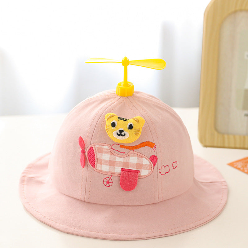 TheCapSpot - Spring Children Cute Bamboo Dragonfly Fisherman Hat