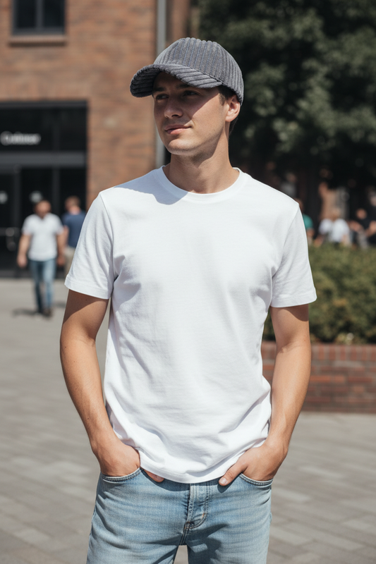 Ken Striped Corduroy Baseball Cap | Casual Fashion Hat