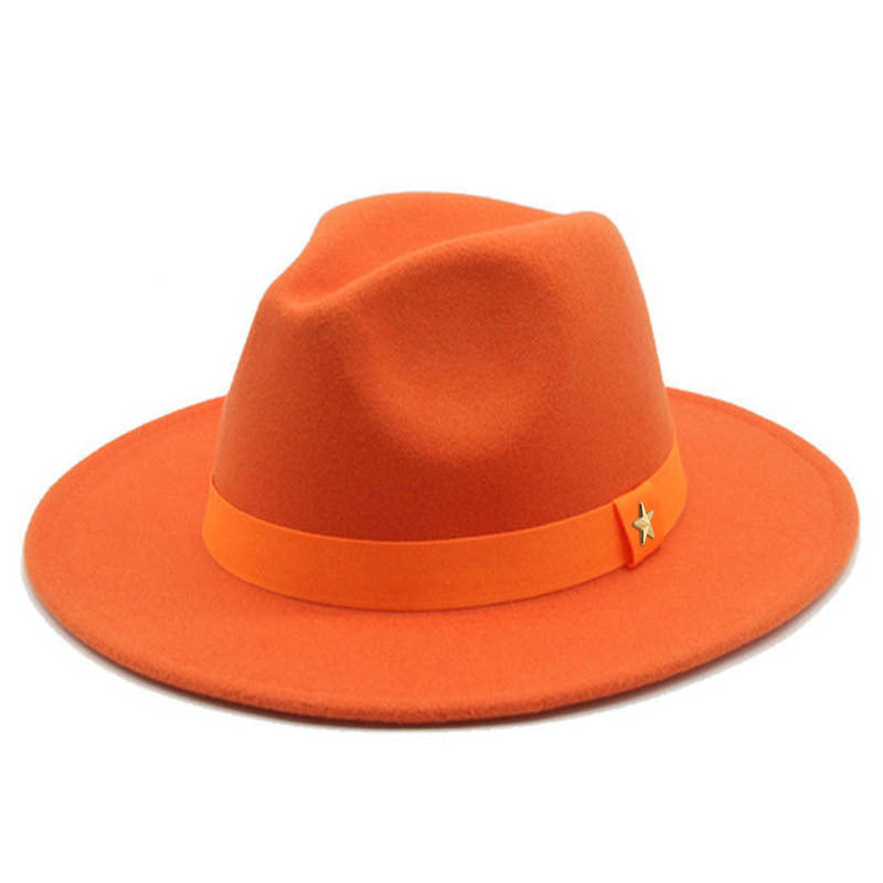 TheCapSpot - Bold Solid Color Fedora Hat
