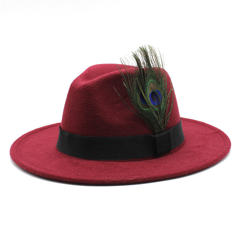 The CapSpot - Peacock Feather Sun Hat